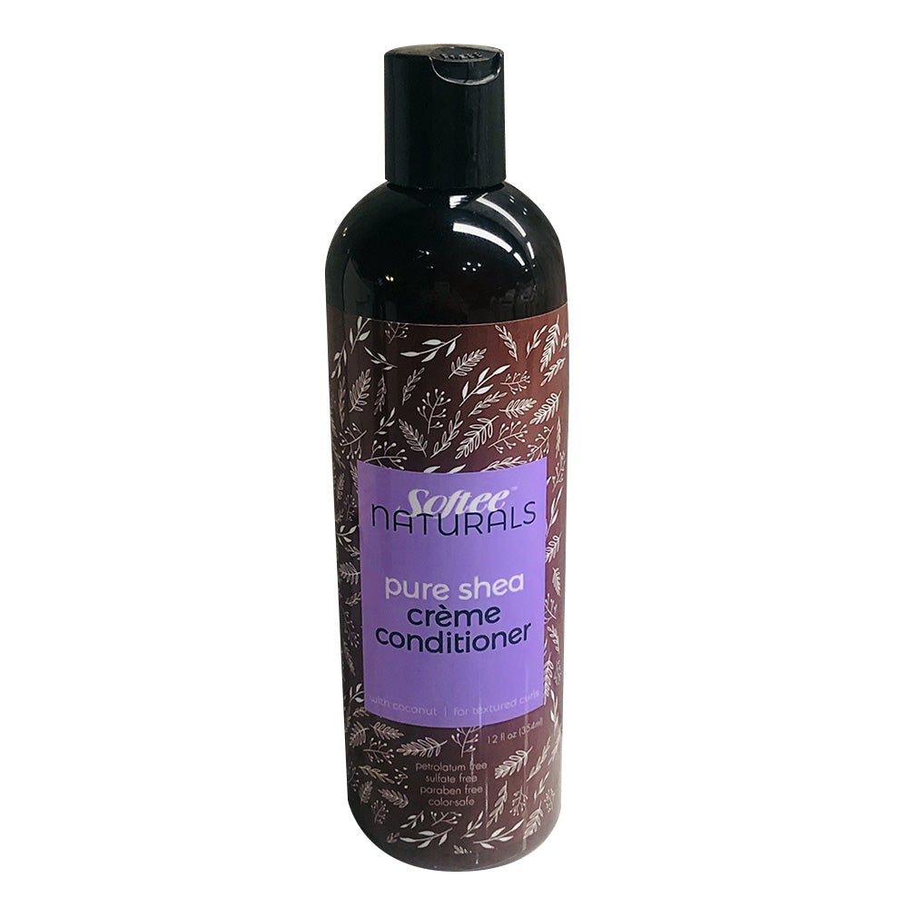 Softee Naturals Pure Shea Creme Conditioner for Hair 12Oz (354ml)